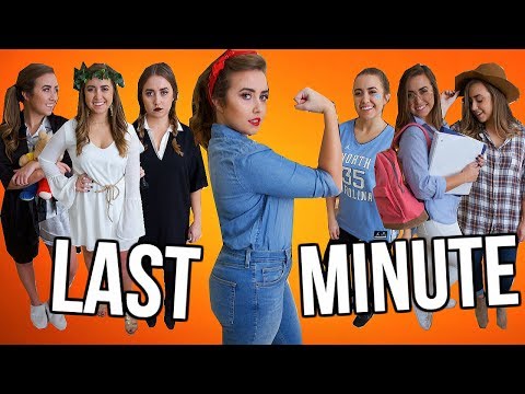 12 Last-Minute Halloween Costumes Using Items You ALREADY Own! | Halloween 2019