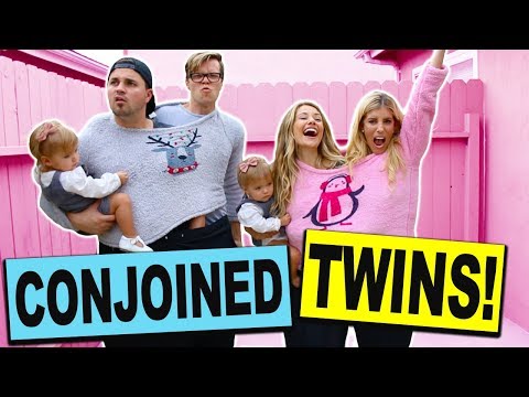 Conjoined Twins Challenge with Real Twin Babies! (Dance Battle Boys vs Girls)