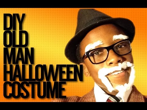 DIY Old man Halloween costume (first video!)