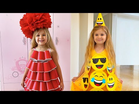 Diana makes a new Dress for Birthday - Cool DIY Ideas