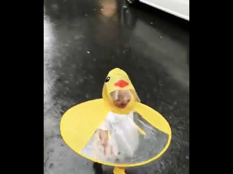 Cutest Baby Wearing duck costume