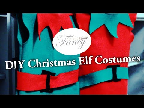How to make Christmas Elf Costume for Kids - DIY