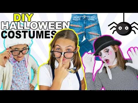 BEST DIY Halloween Costumes! Easy and Fun Last Minute Costumes For Kids
