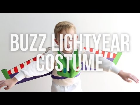 Buzz Lightyear from Toy Story No Sew Homemade Halloween Costume
