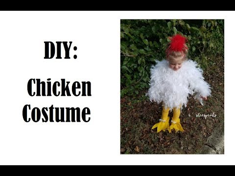 DIY Chicken Costume for kids